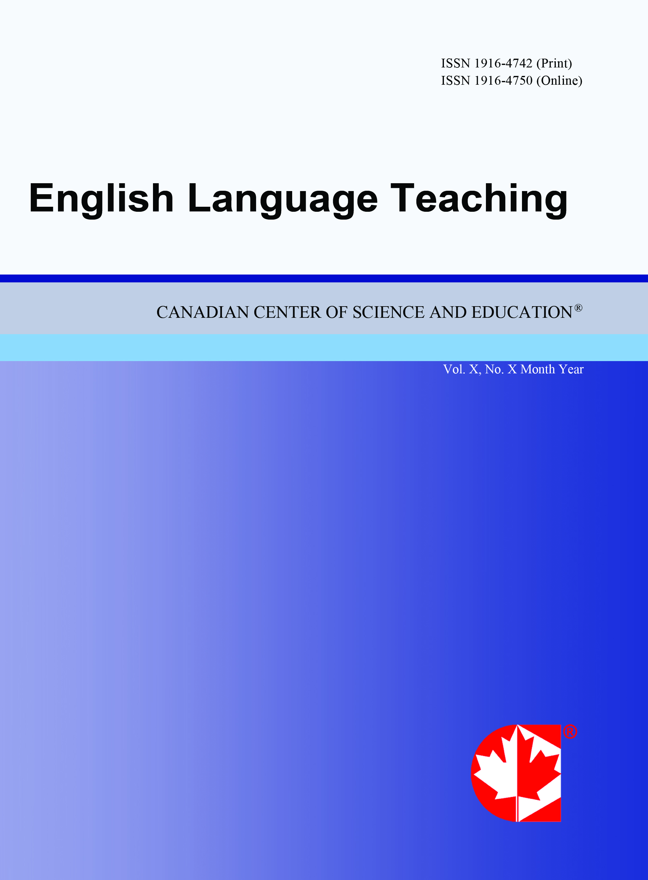 english language teaching research articles